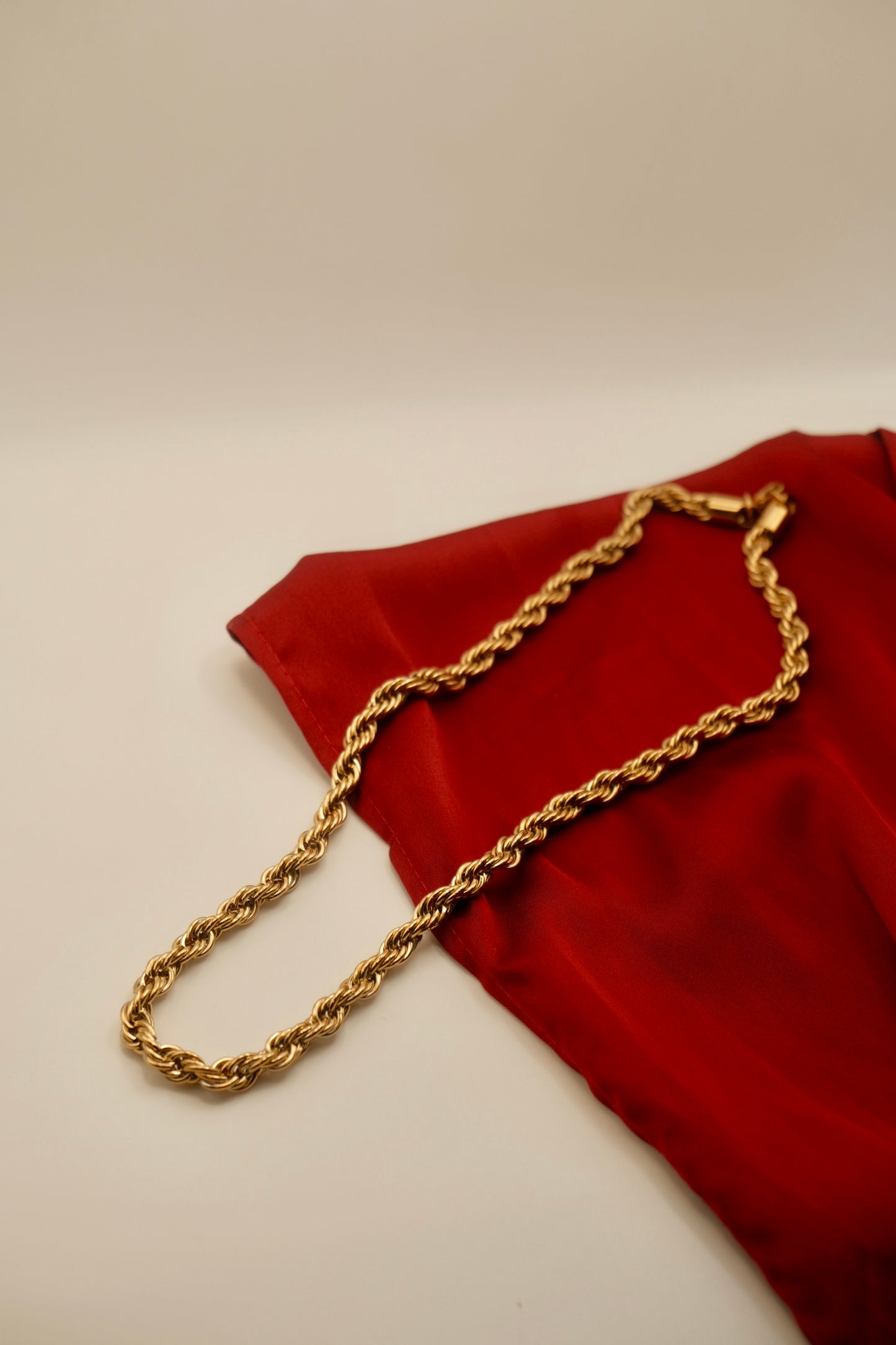 Atlas Chunky Rope Necklace