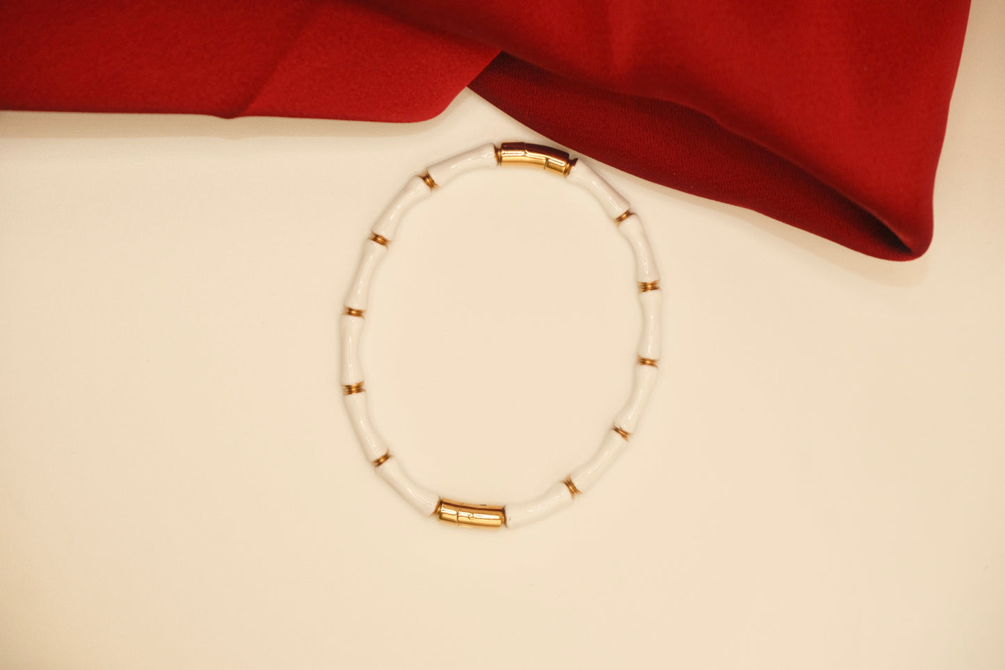 White Bamboo Bangle