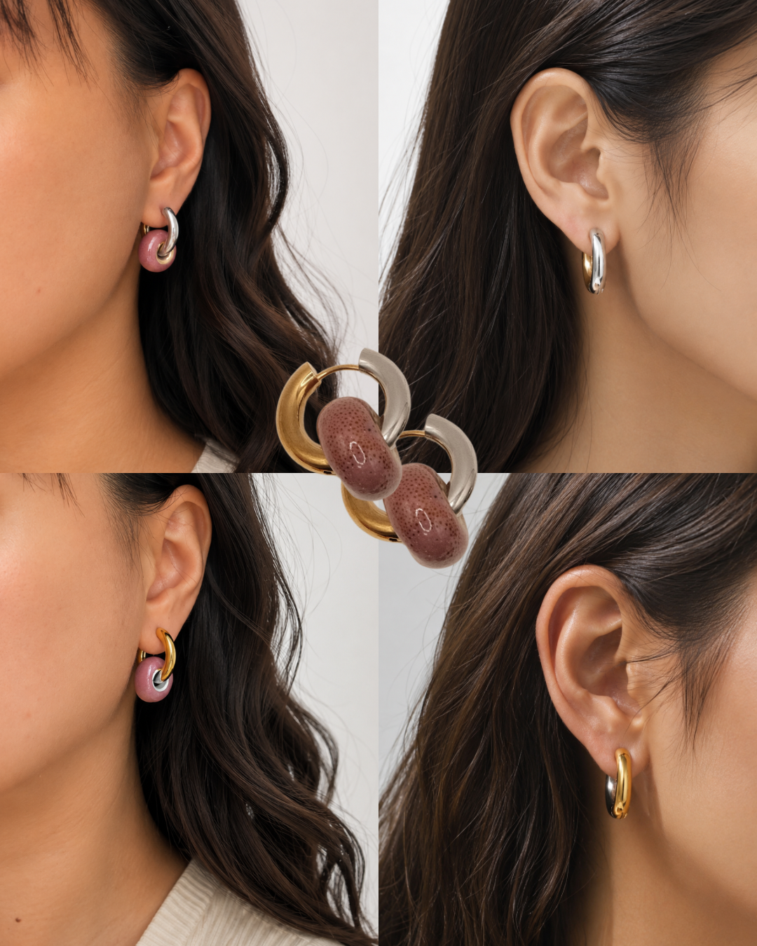 Froot Loops Hoop Earrings (Antique)