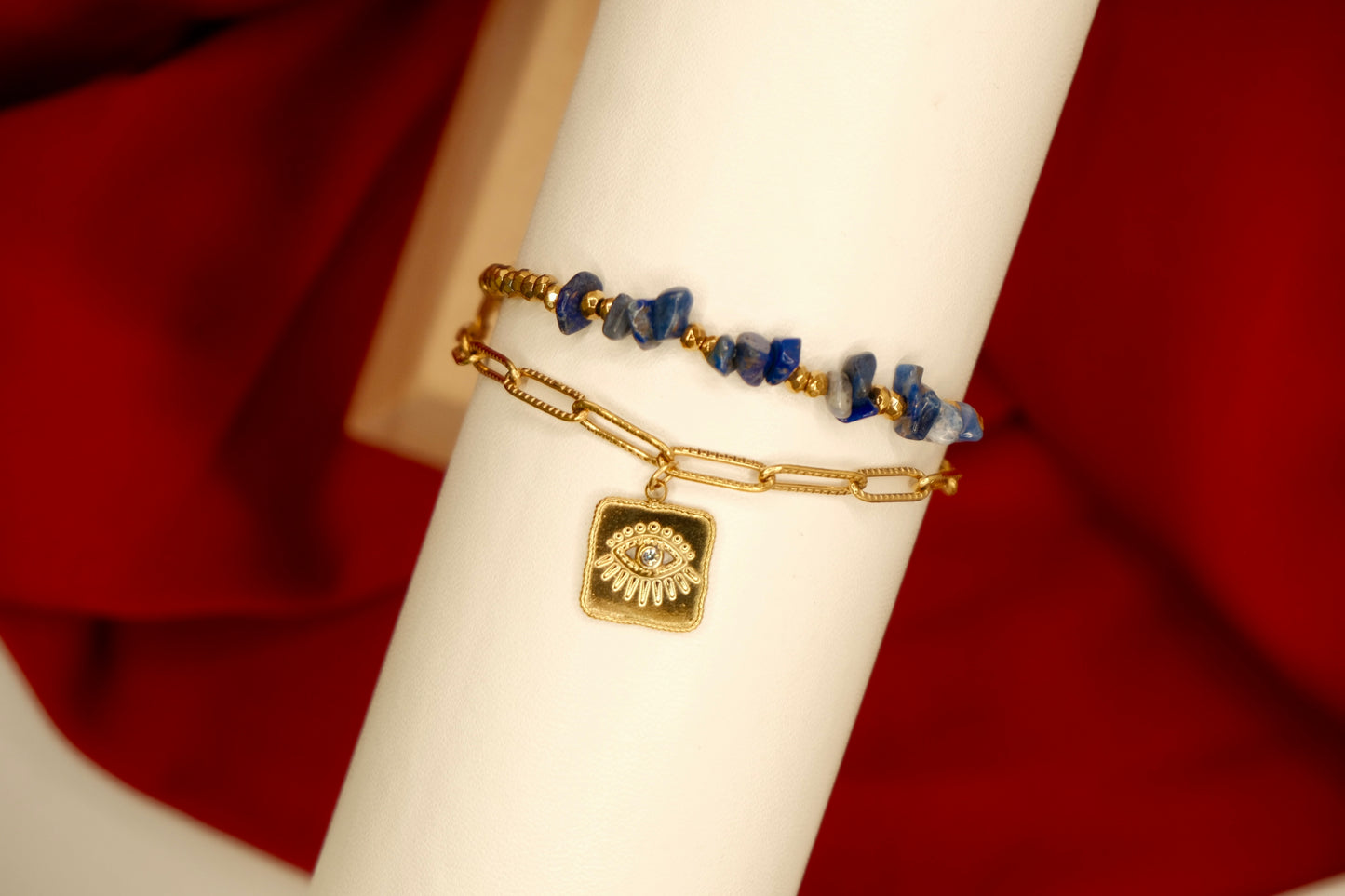 Evil Eye Blue Stone Bracelet