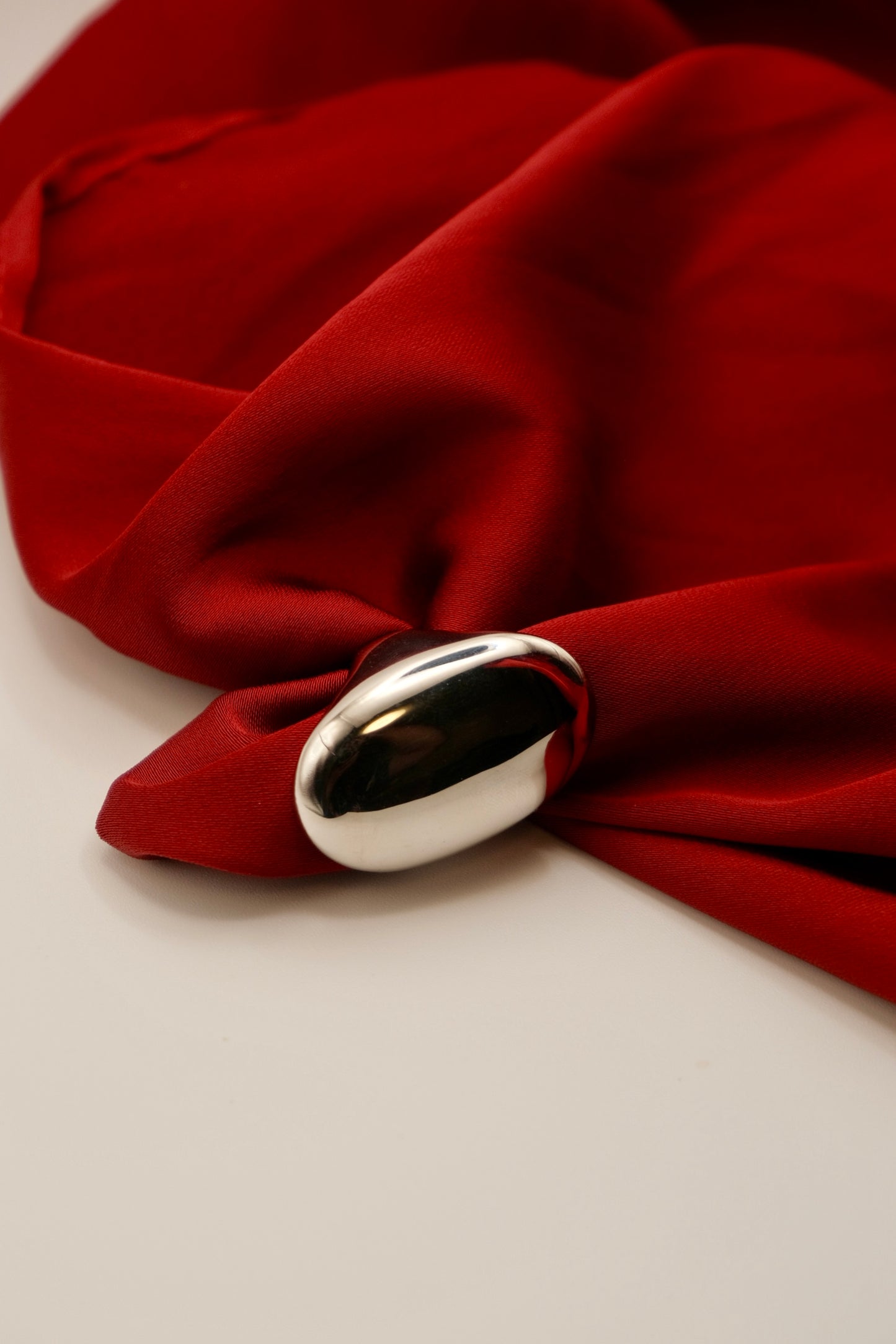 Luna Dome Silver Ring