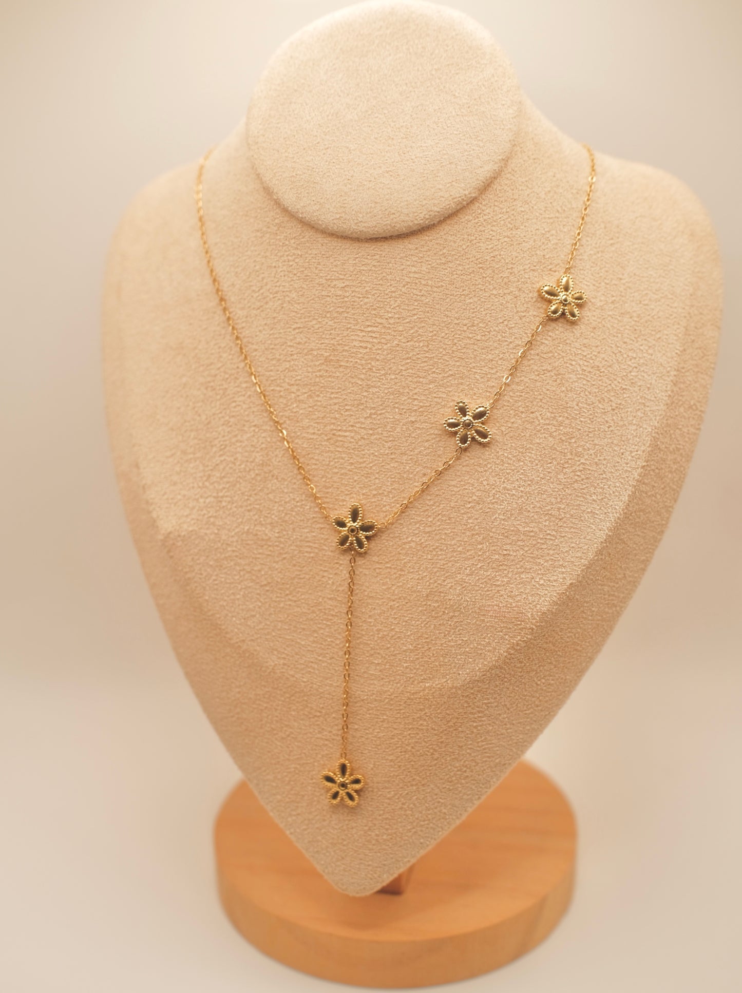 Periwinkle Y Necklace