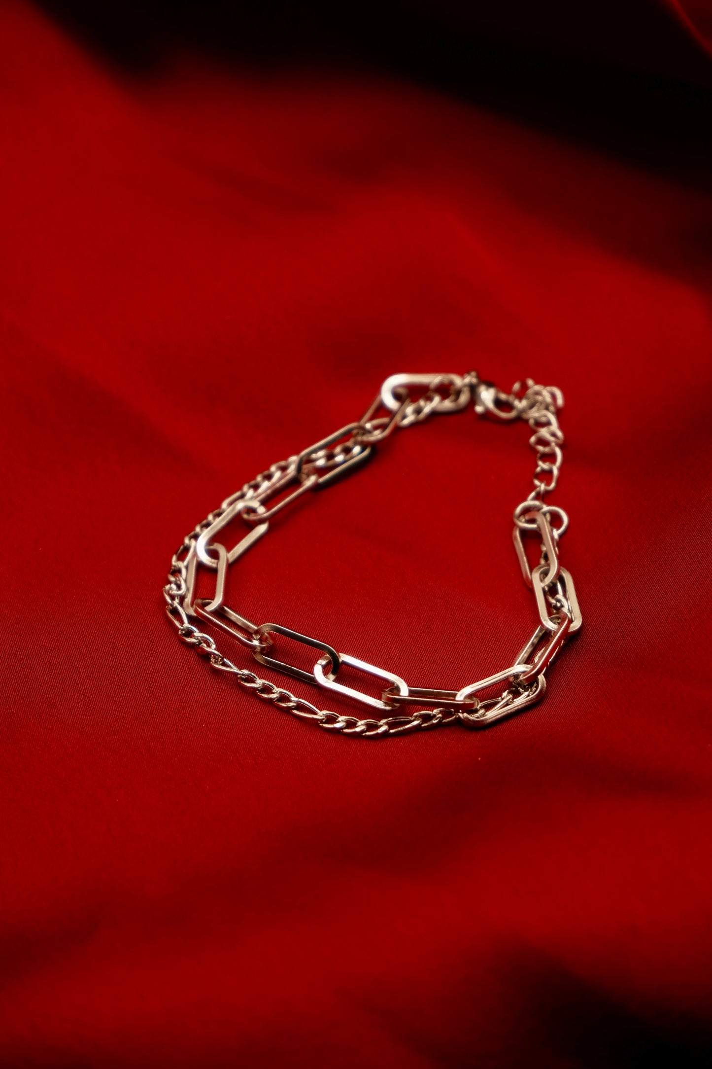 Paperclip Cuban Silver Bracelet