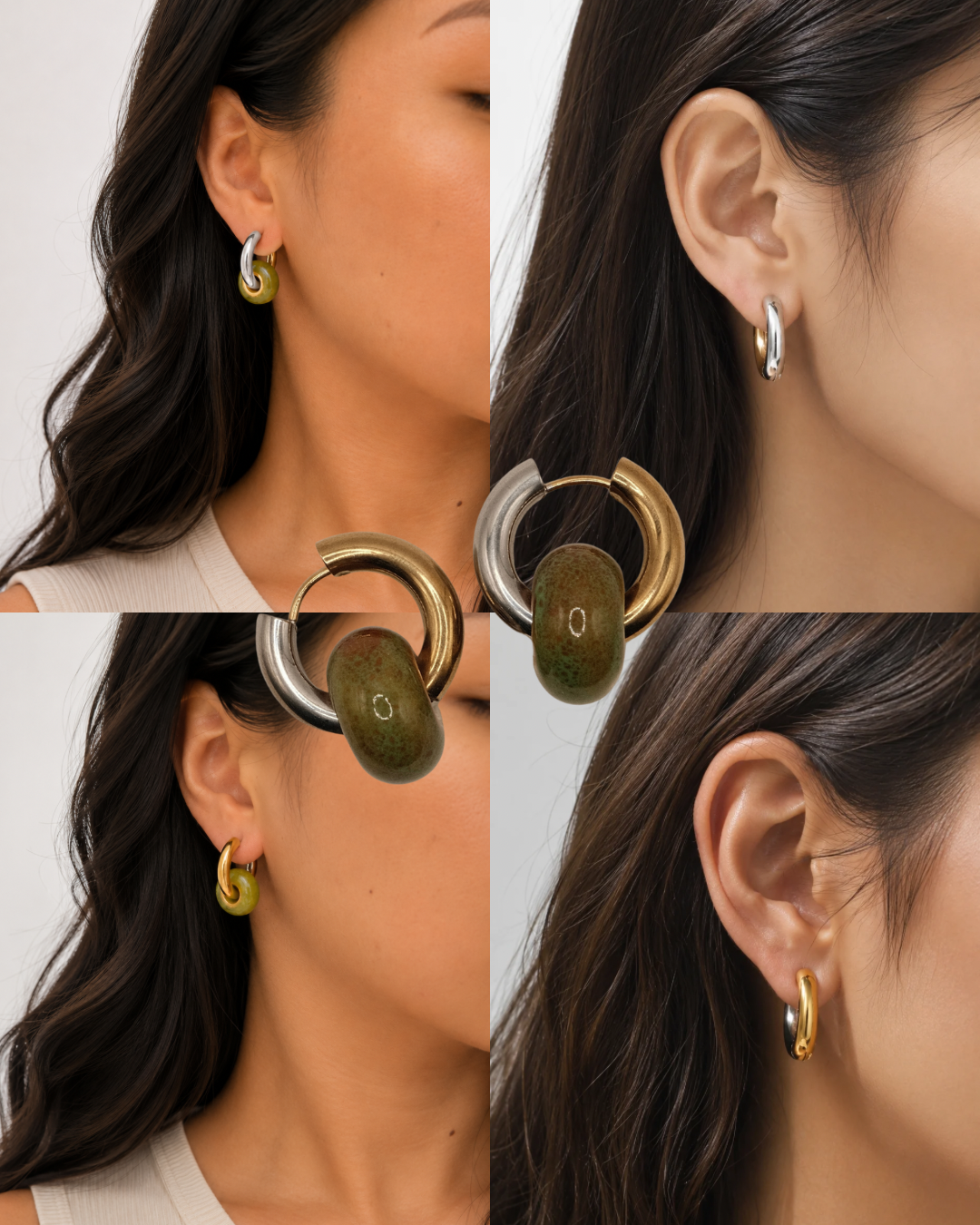 Froot Loops Hoop Earrings (Antique)