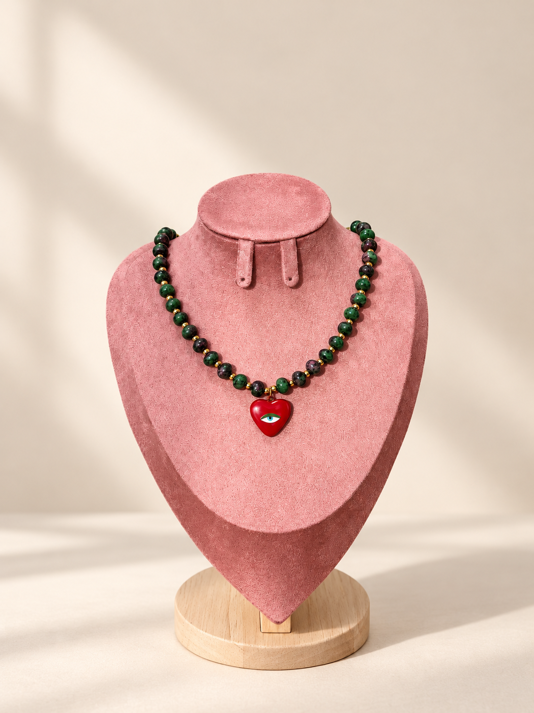 Love Me Not Necklace (Natural Stone)