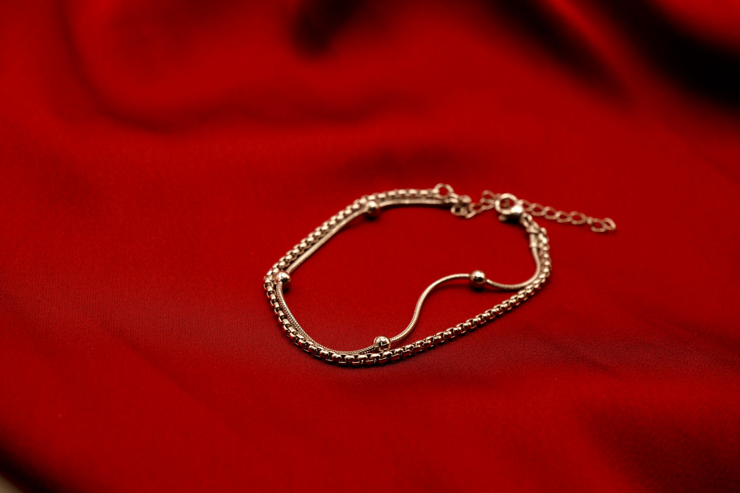 Ball Chain Silver Bracelet