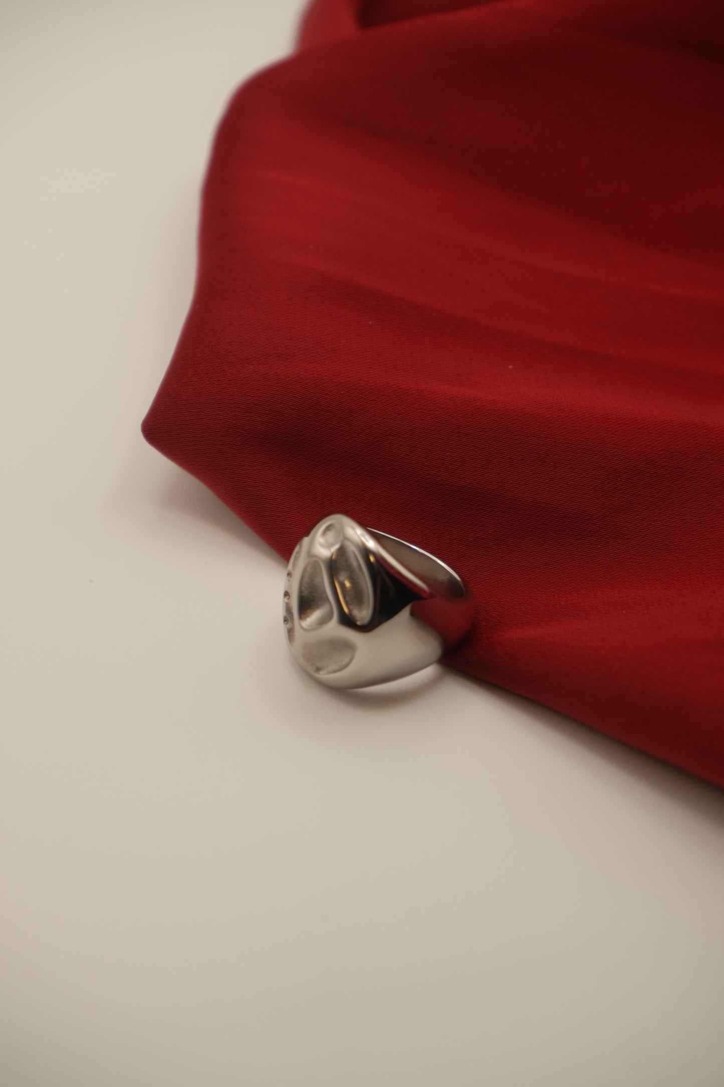Hammered Silver Ring