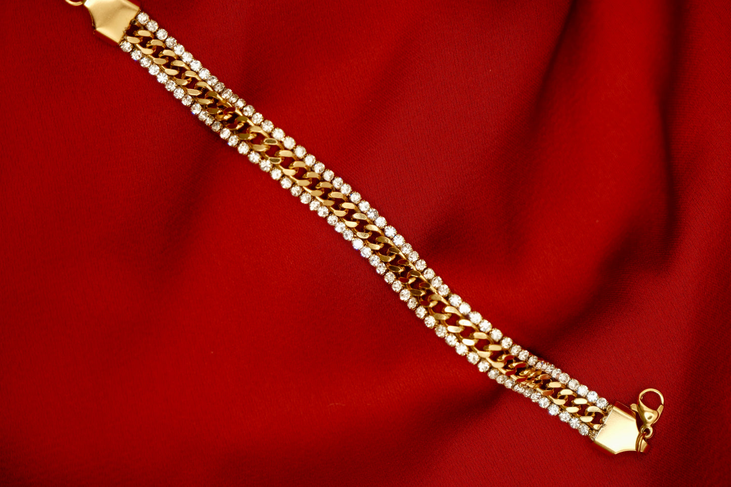 Duo Tennis Link Bracelet