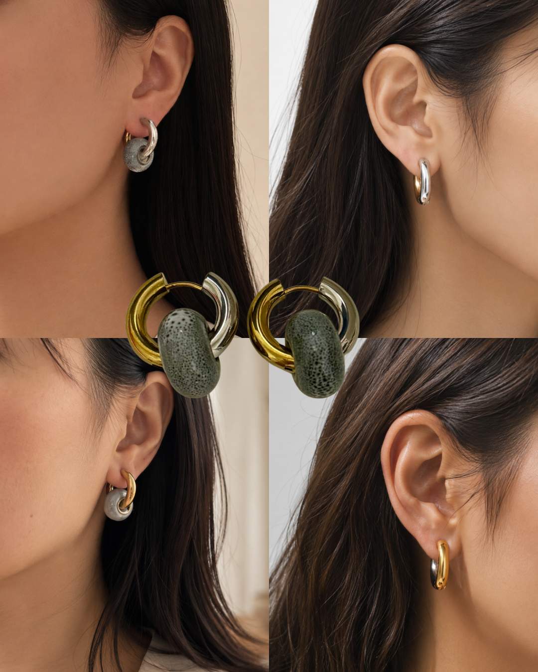 Froot Loops Hoop Earrings (Antique)