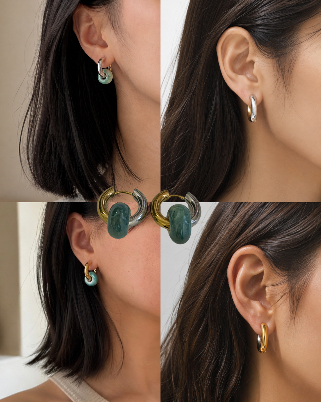 Froot Loops Hoop Earrings (Antique)