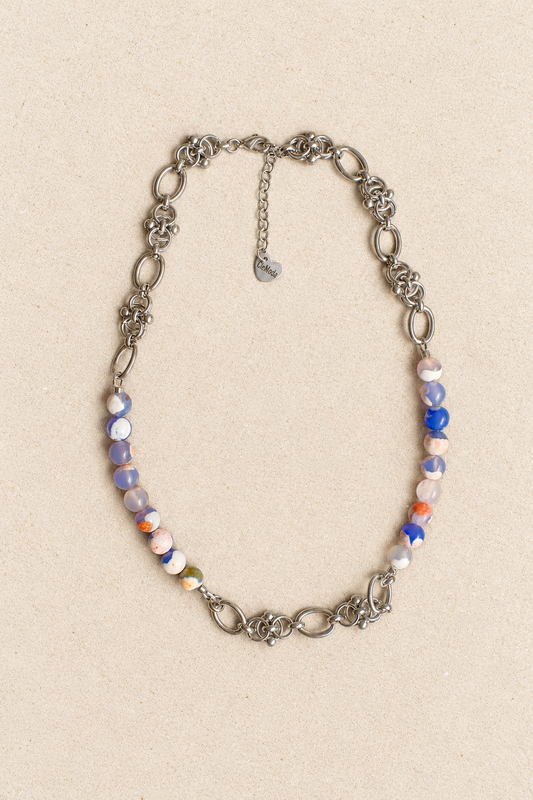 Chrome Haze Necklace (B&O Agate)