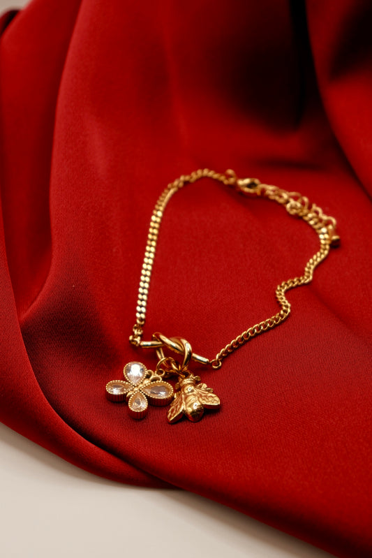 Honey Bloom Charm Bracelet