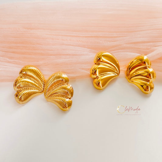 Anya Seashell Chunky Earrings