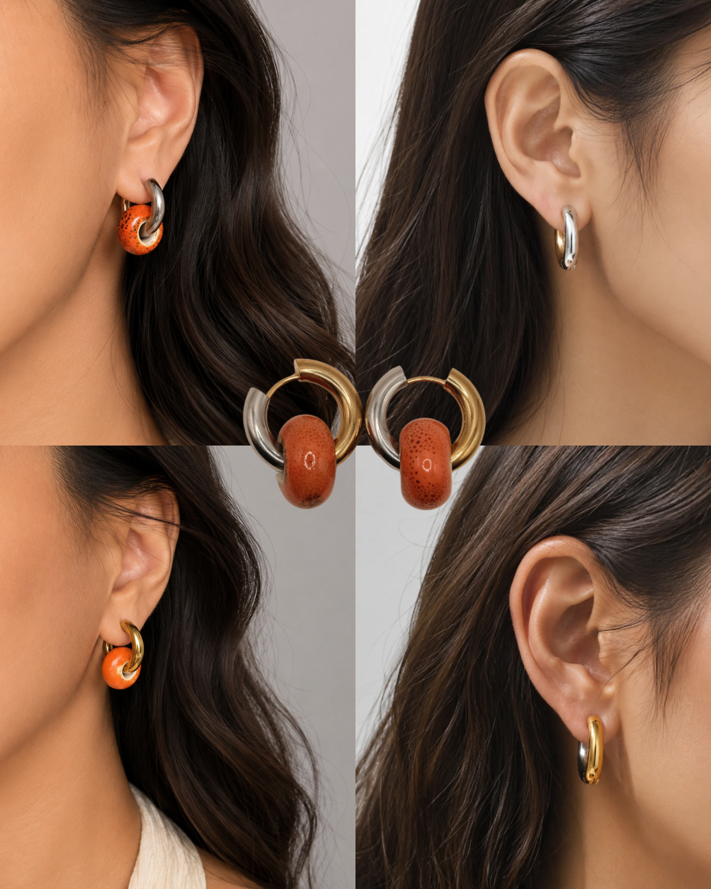Froot Loops Hoop Earrings (Antique)