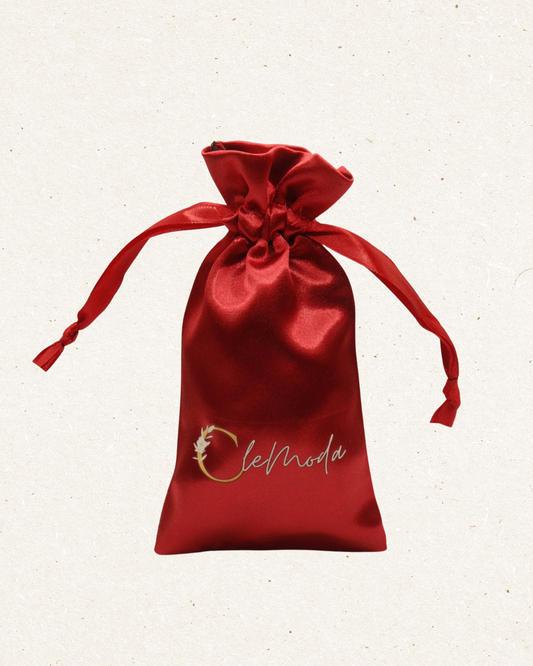 Red Satin Pouch - Gift Packaging