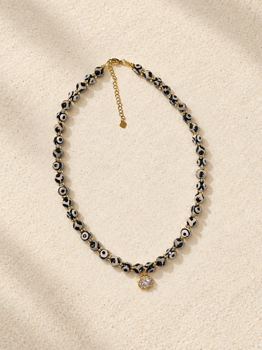 Ojo Necklace (Tibetan Dzi Agate)