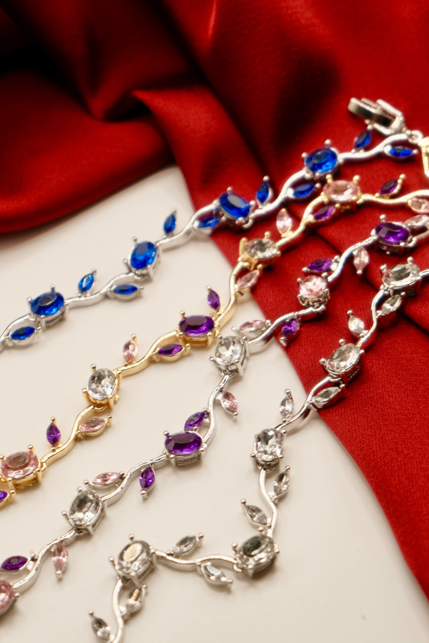 Crystal Fleur Bracelet