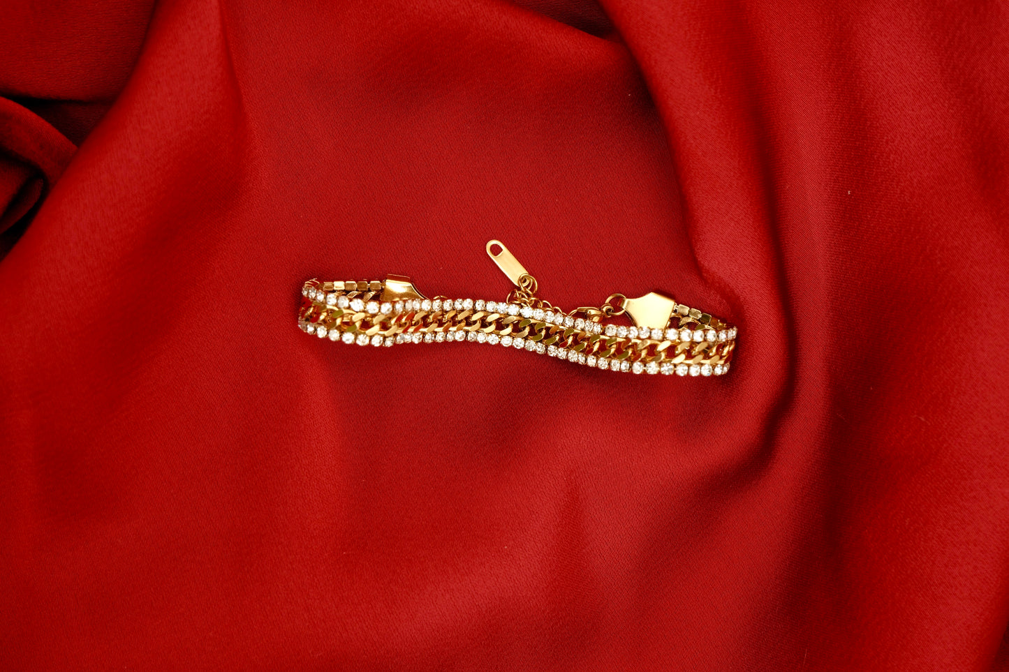 Duo Tennis Link Bracelet