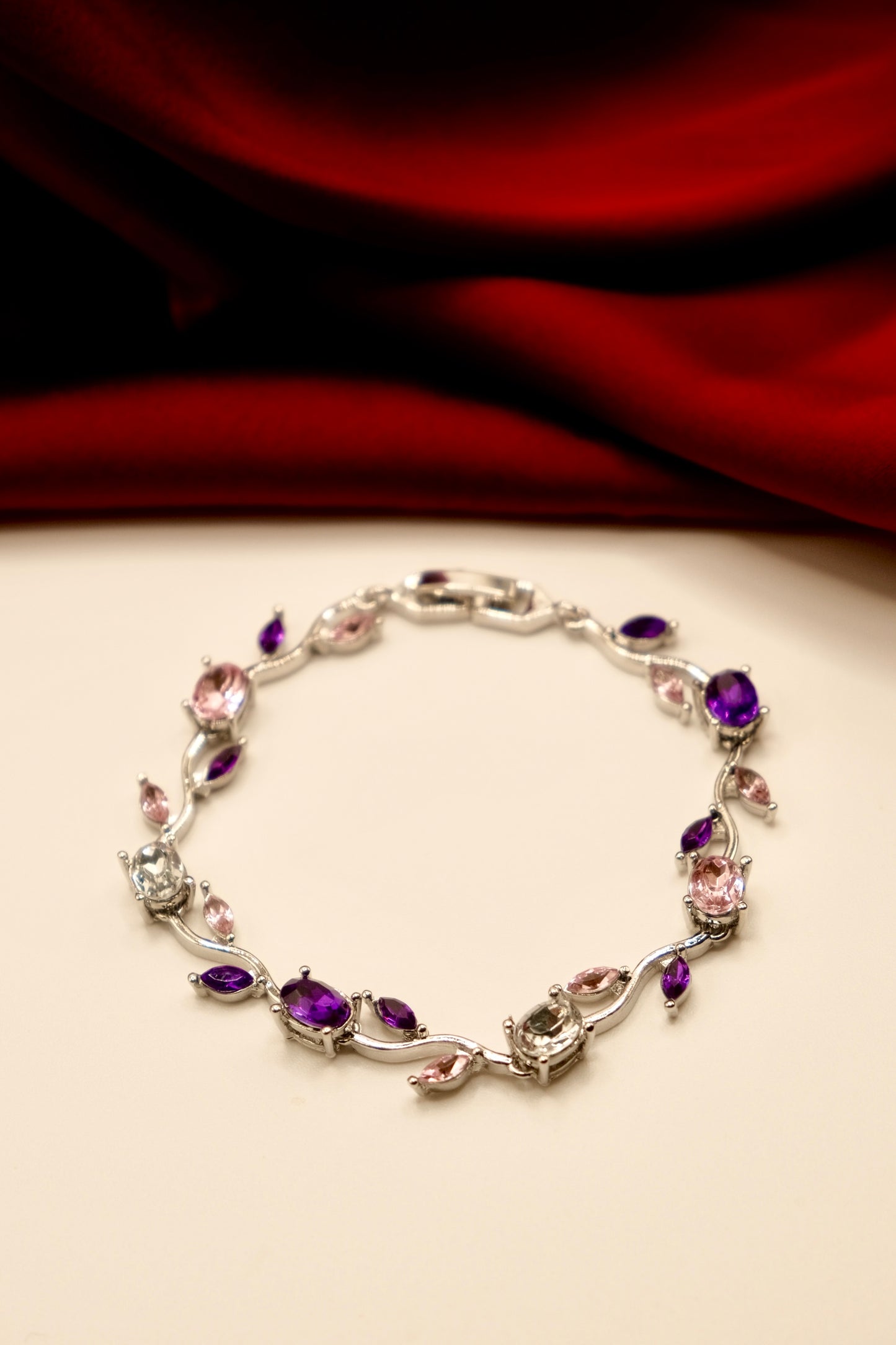 Crystal Fleur Bracelet