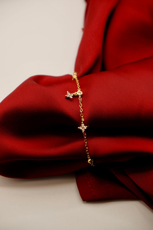 Clover Crystal Bracelet