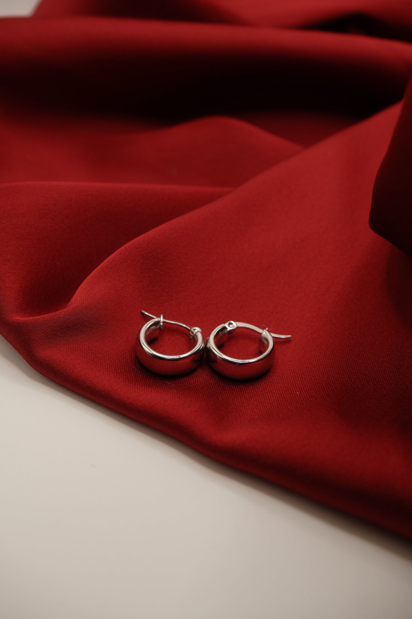 Alicia-Anya Hoop Silver Earrings