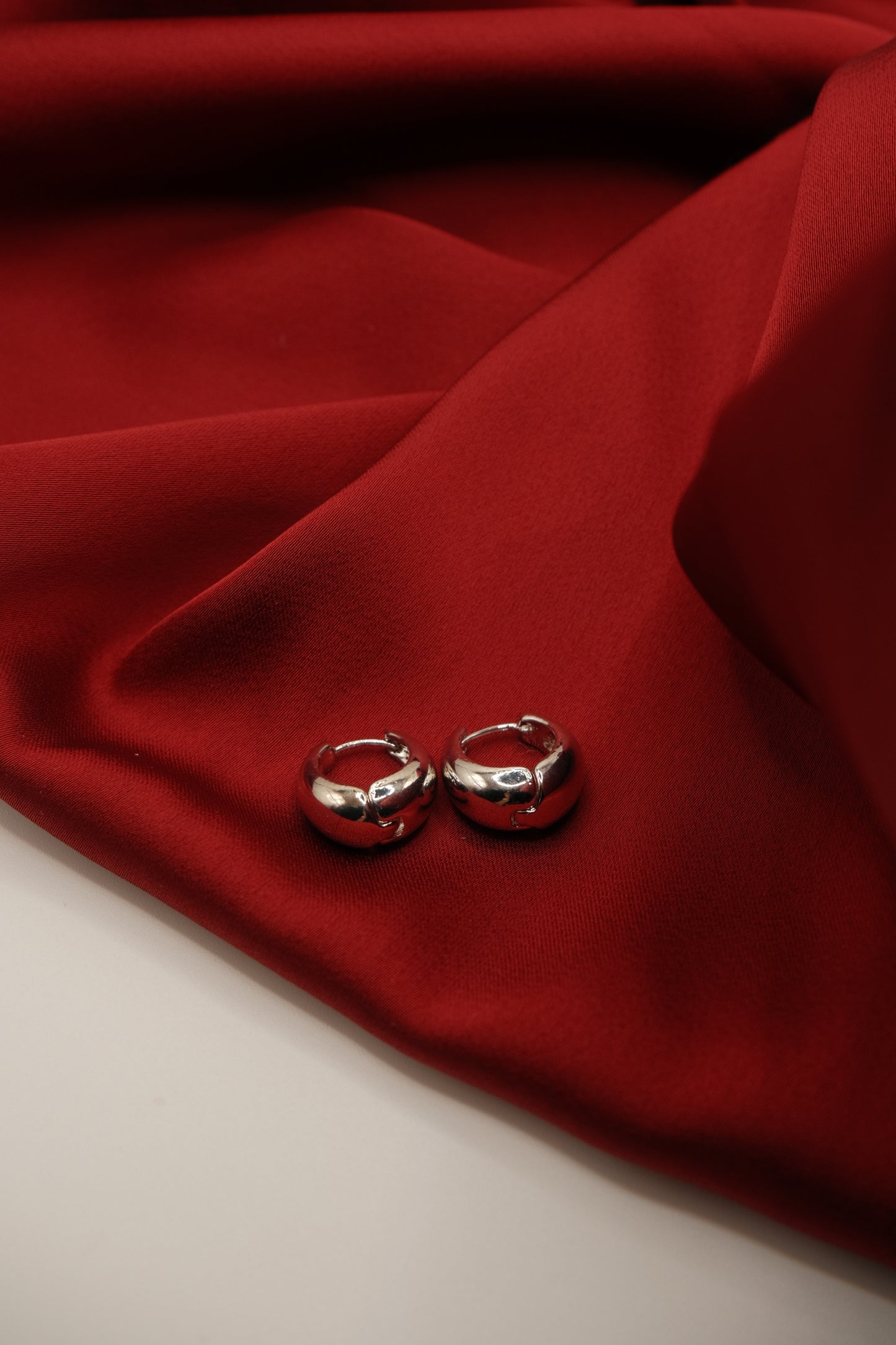 Alicia-Anya Hoop Silver Earrings