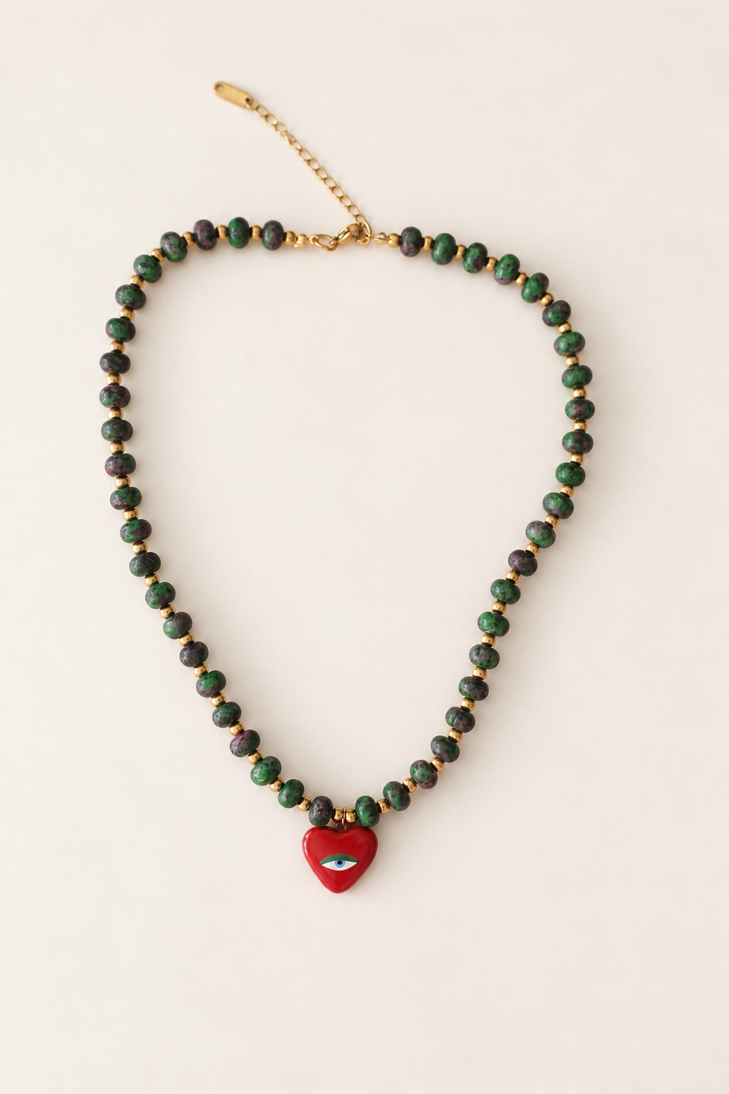 Love Me Not Necklace (Natural Stone)