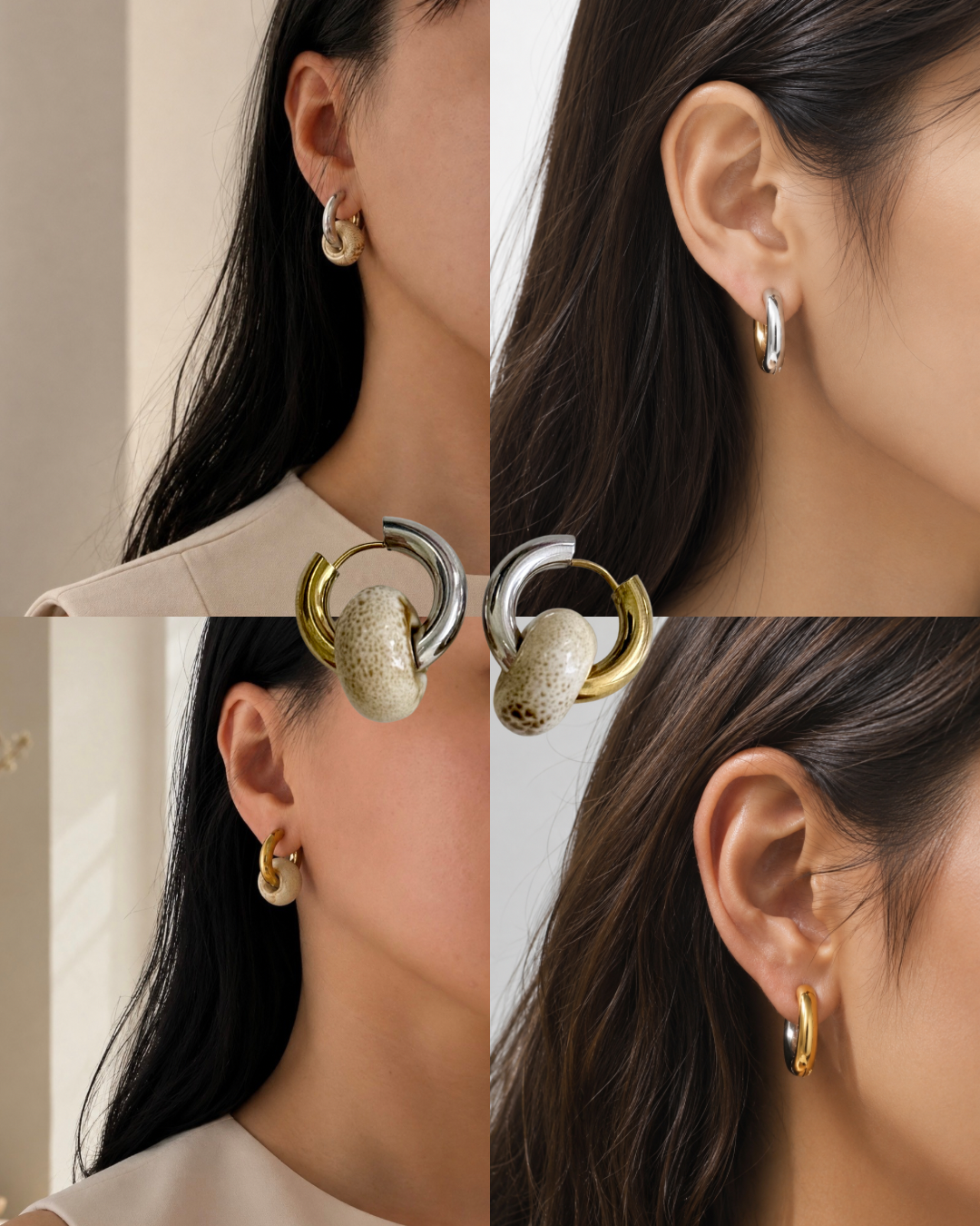 Froot Loops Hoop Earrings (Antique)