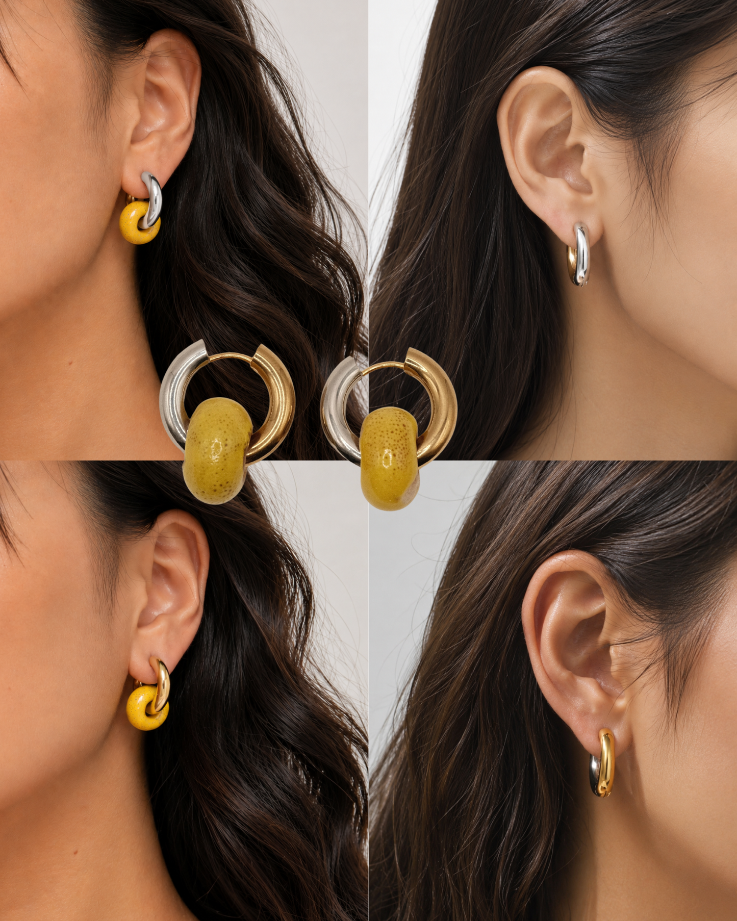 Froot Loops Hoop Earrings (Antique)