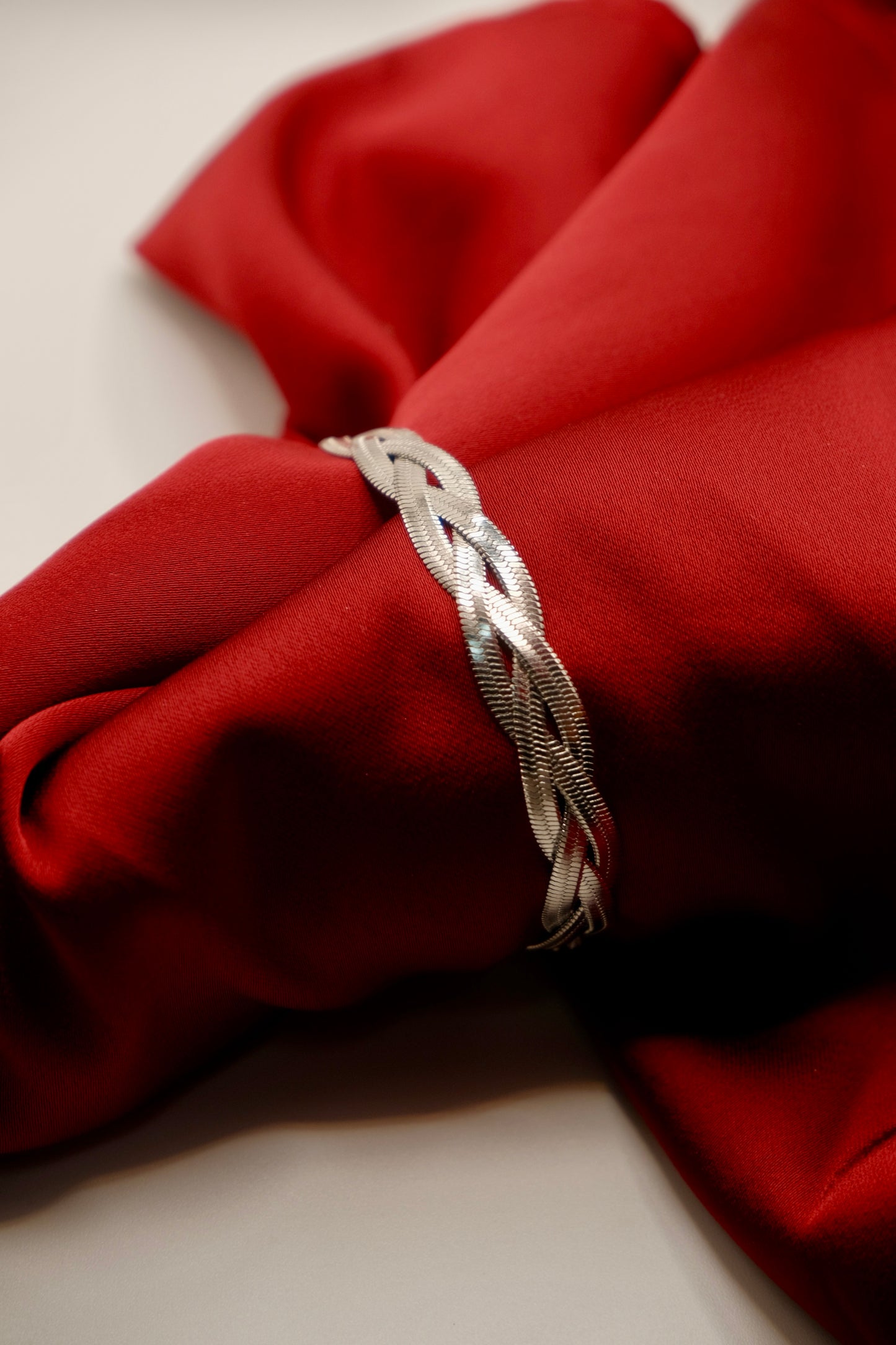 Braided Silver Bracelet