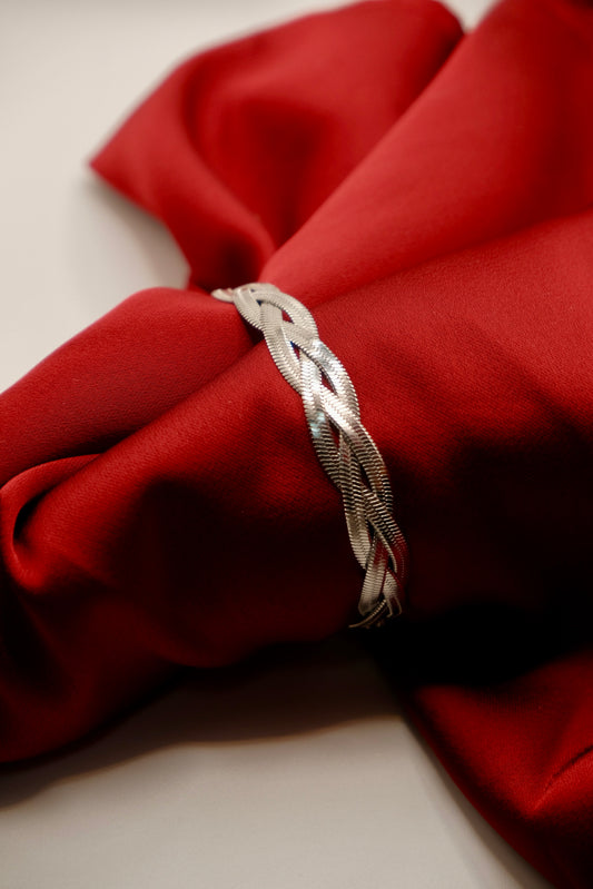 Braided Silver Bracelet
