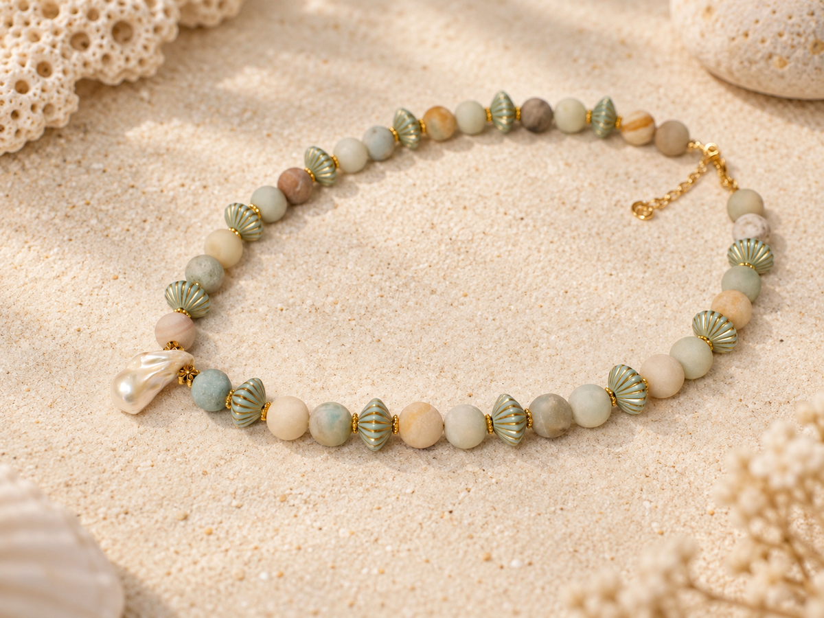 Brisa Necklace (Amazonite)