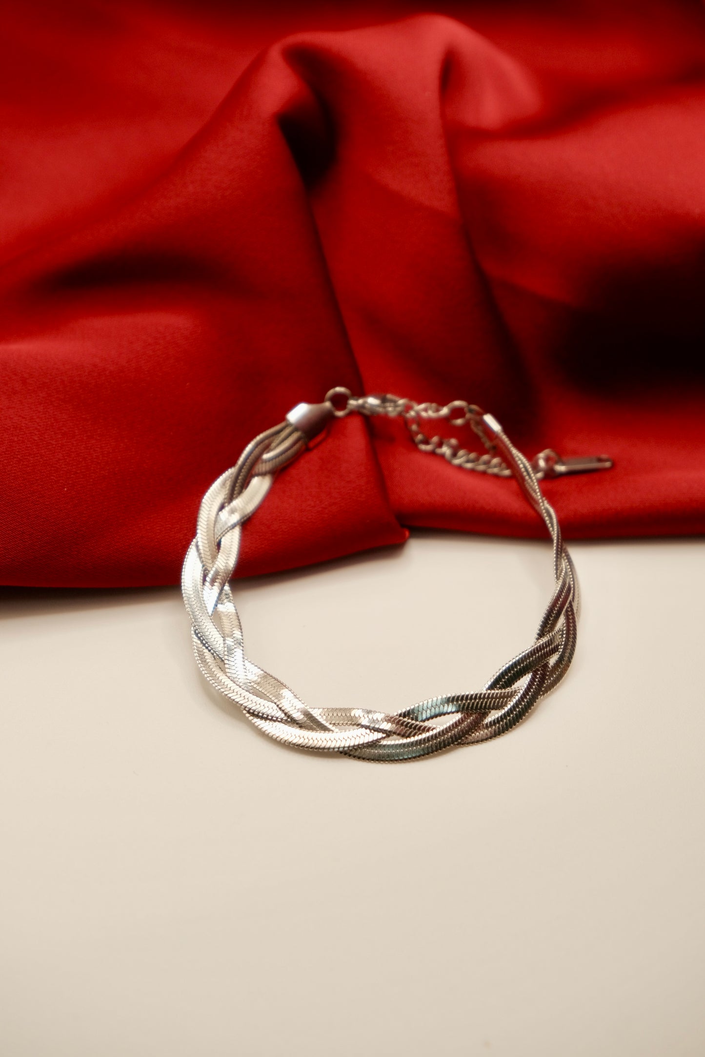 Braided Silver Bracelet