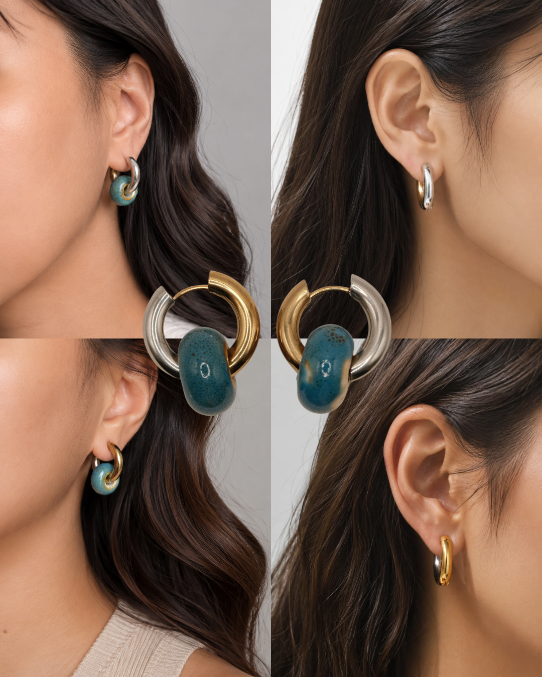 Froot Loops Hoop Earrings (Antique)