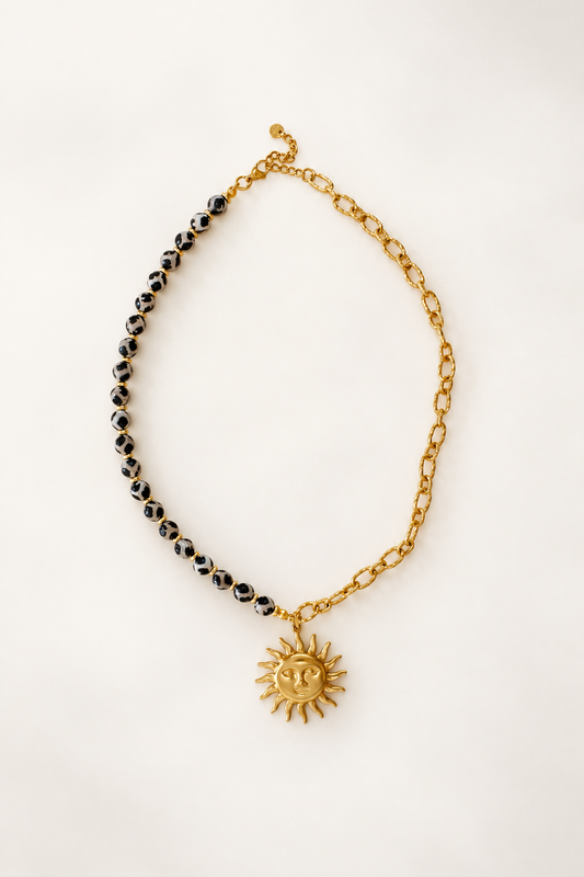Sun Freak Necklace (Natural Stone)
