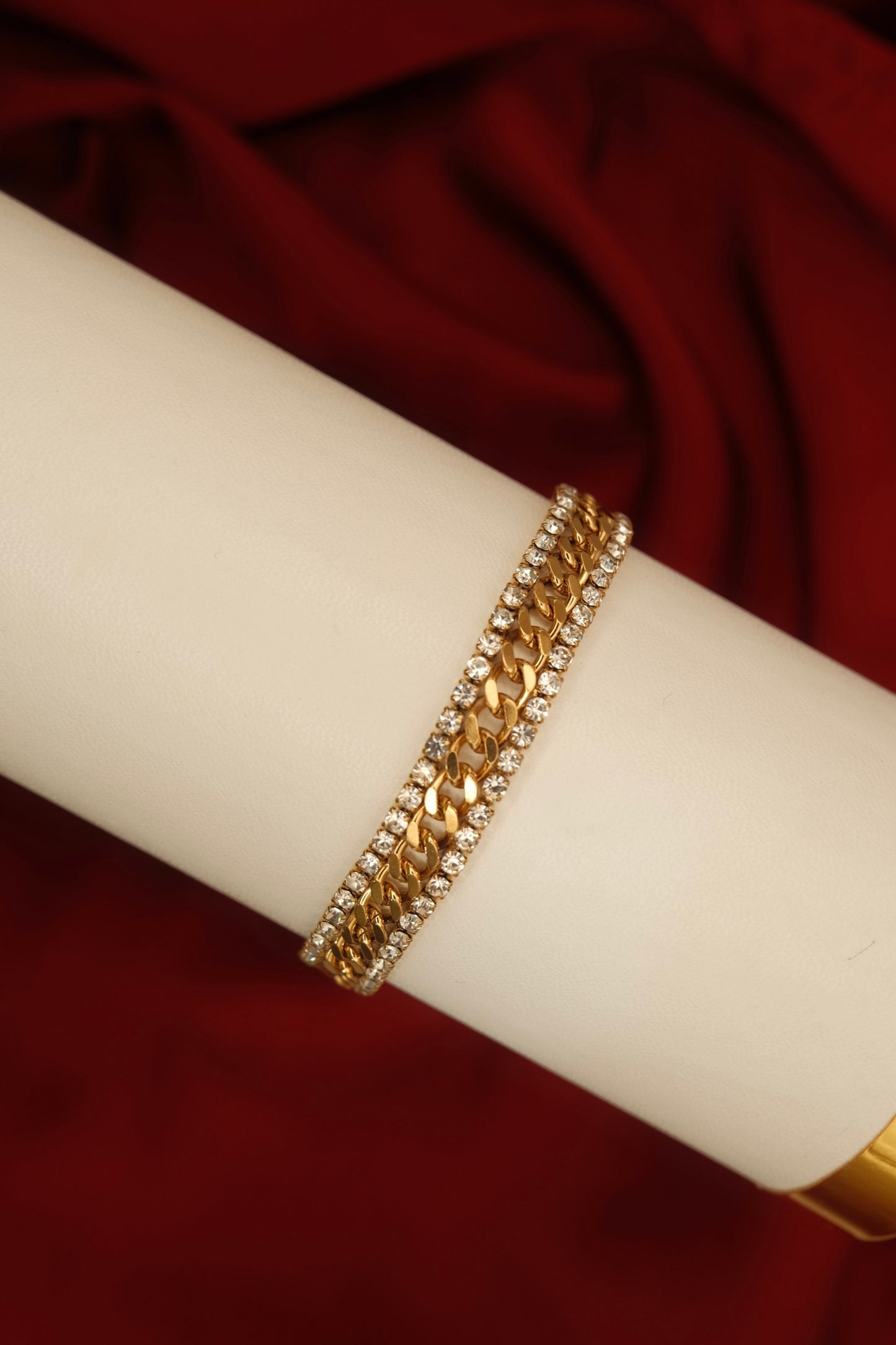 Duo Tennis Link Bracelet
