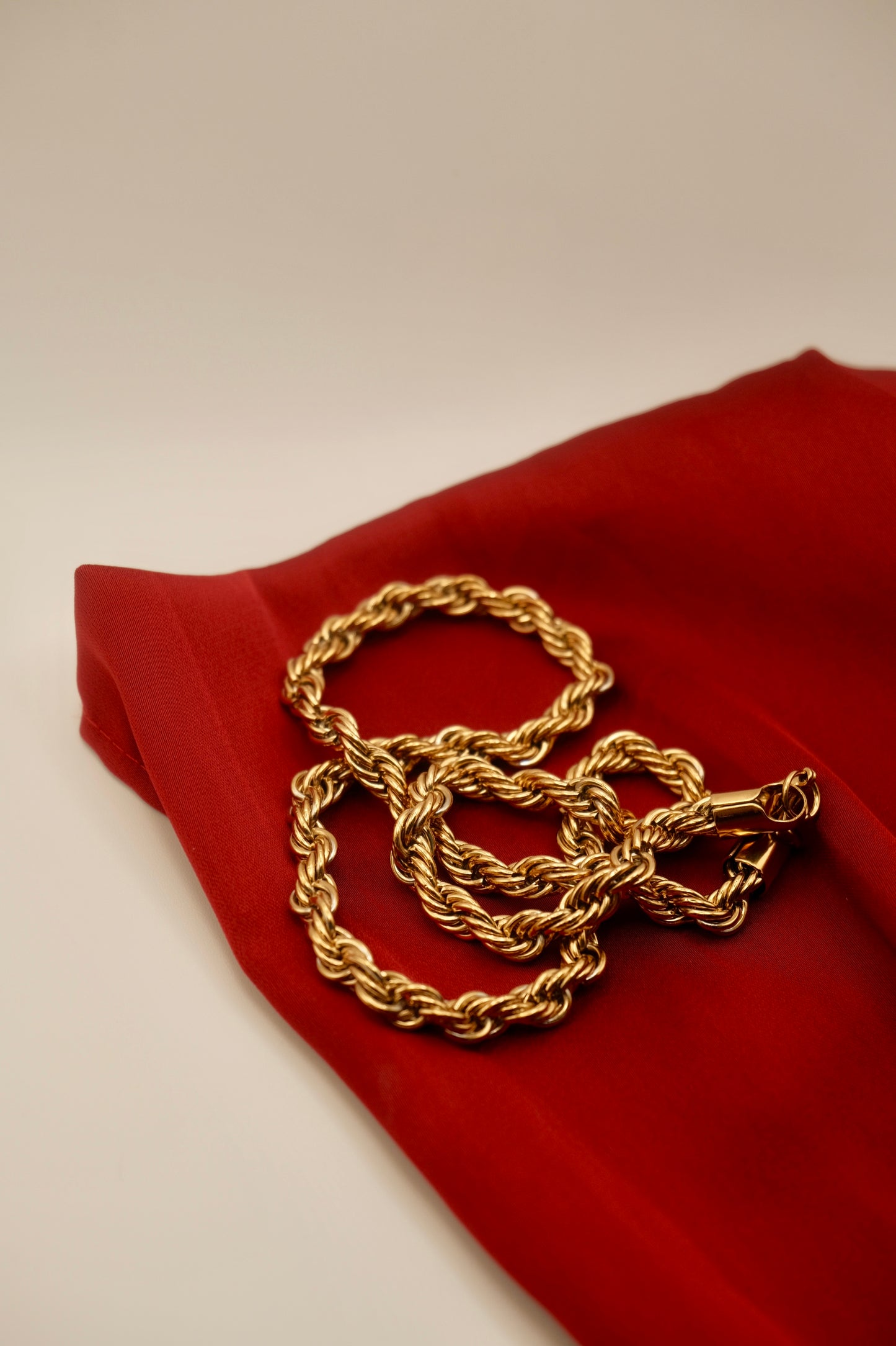 Atlas Chunky Rope Necklace