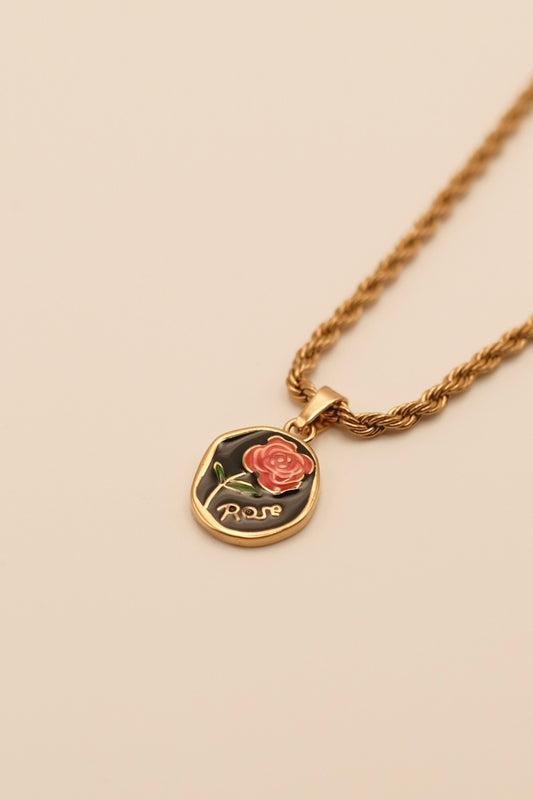 Rose Pendant Necklace