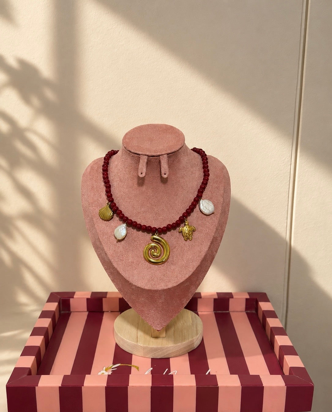 Sangria Marina Charm Necklace