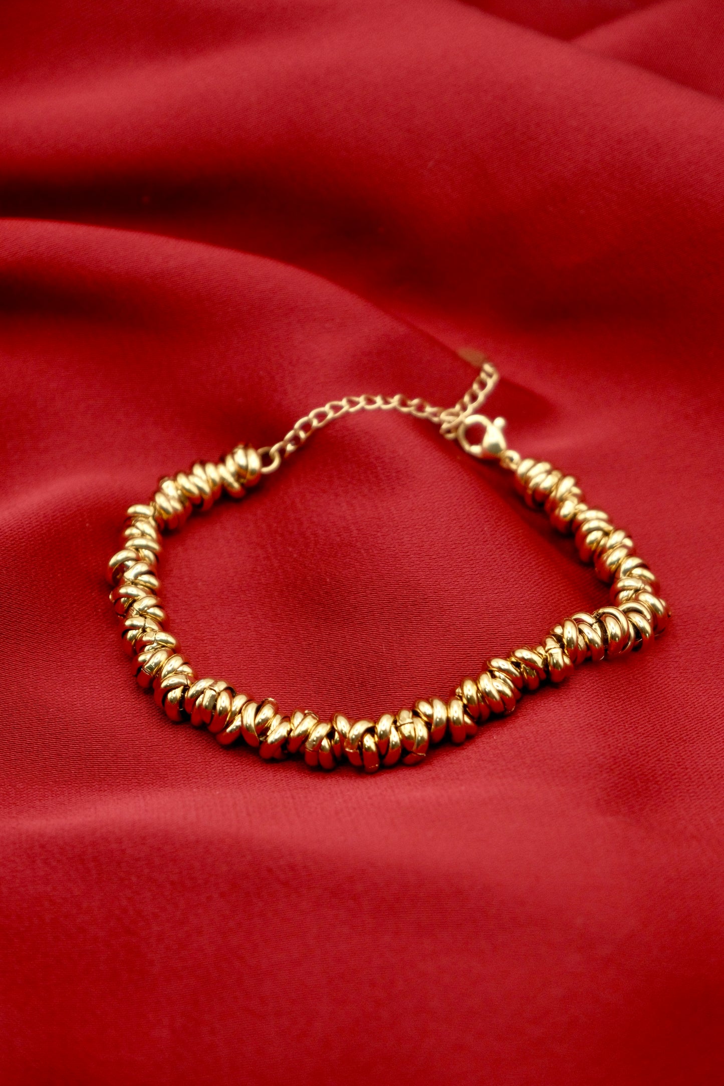 Gold Ring Bracelet