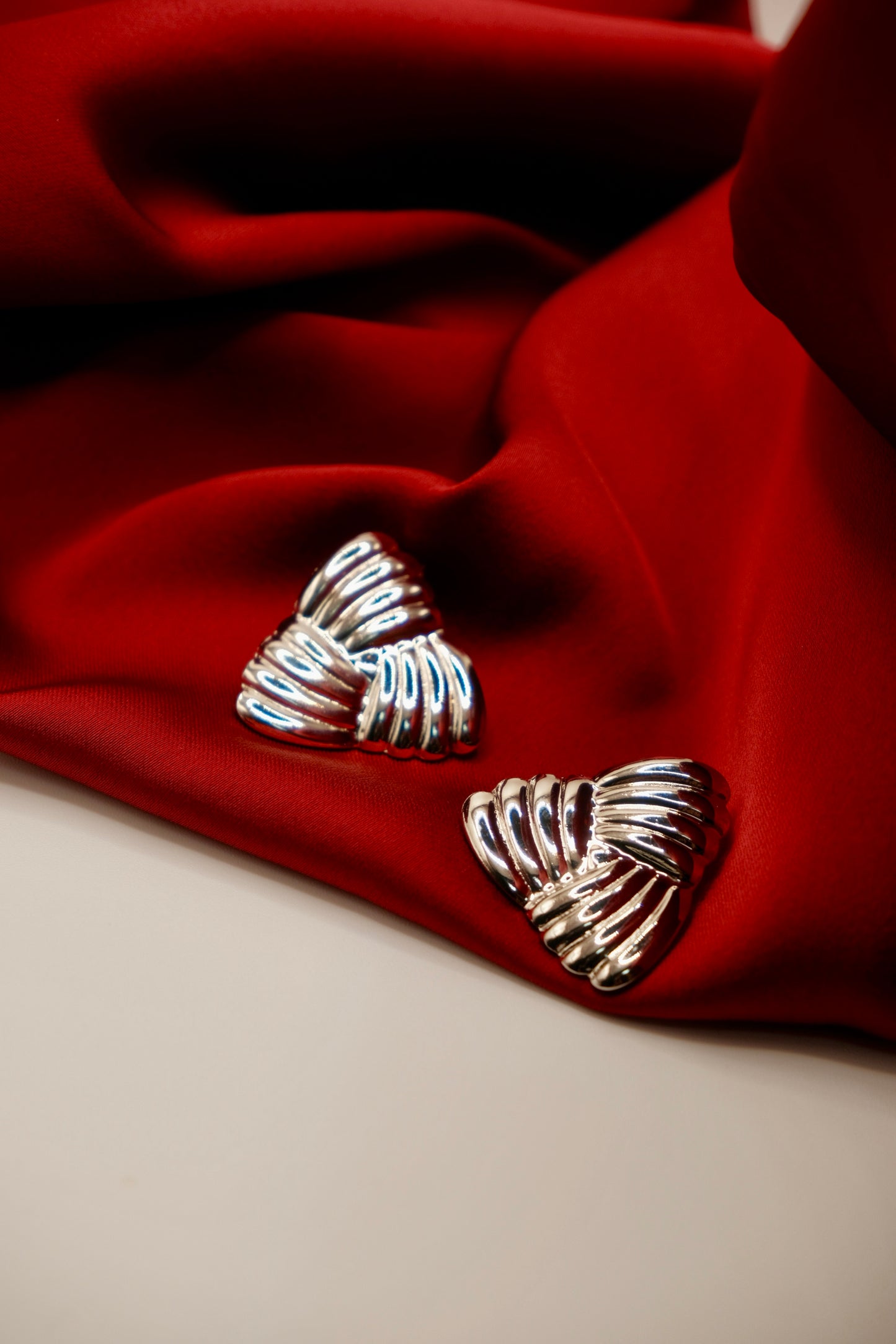Anya Twisted Silver Earrings