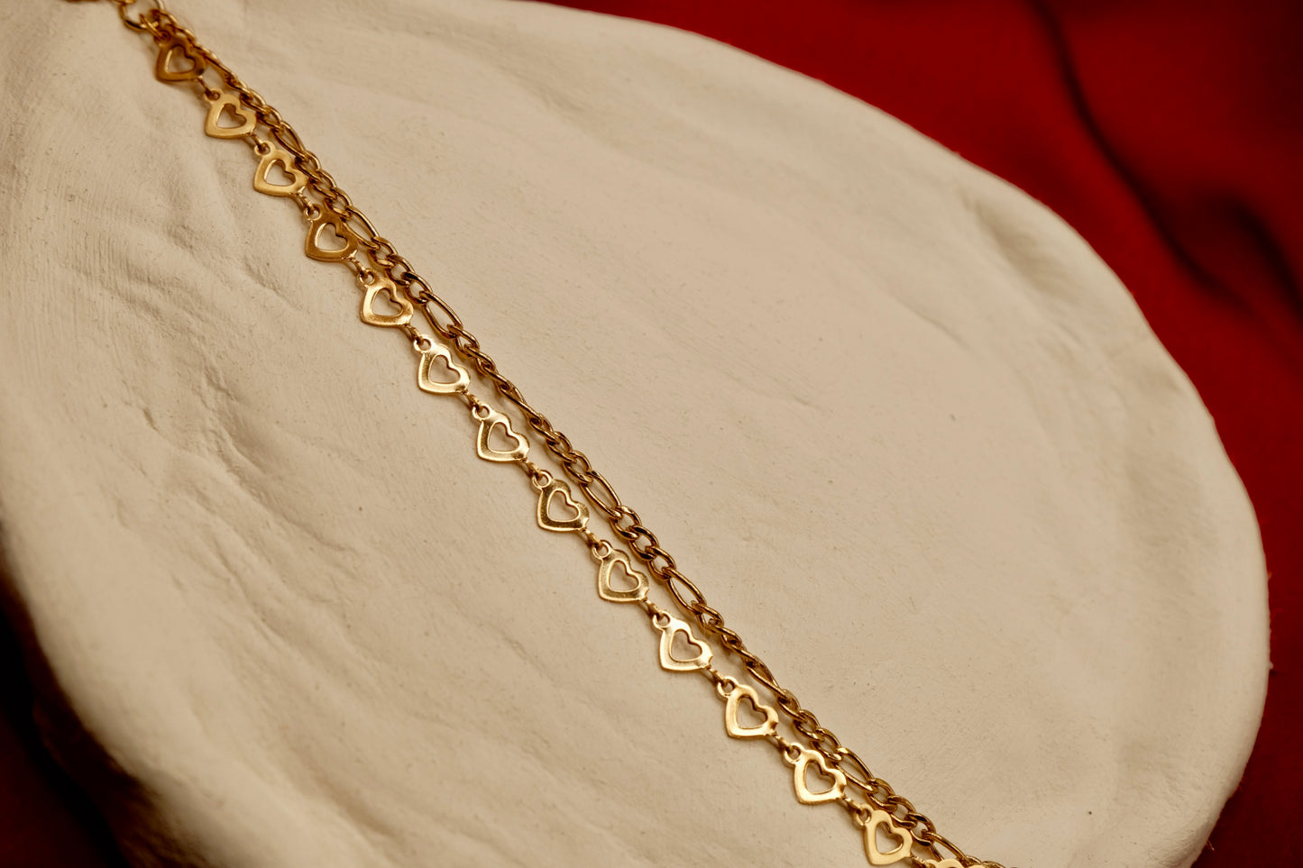Heartline Cuban Gold Bracelet