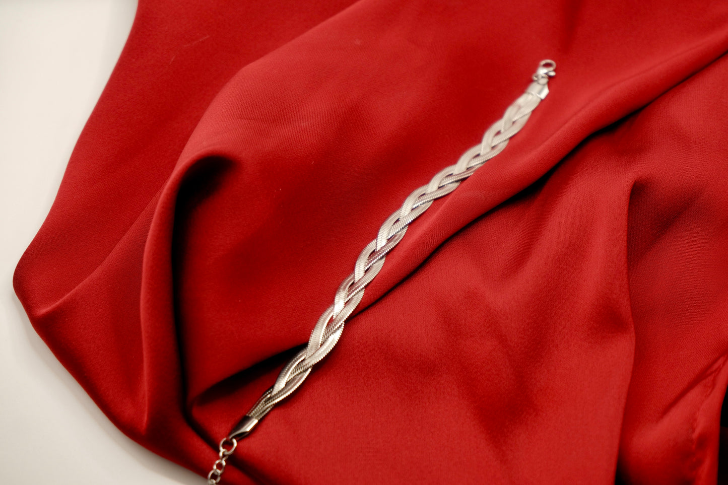 Braided Silver Bracelet
