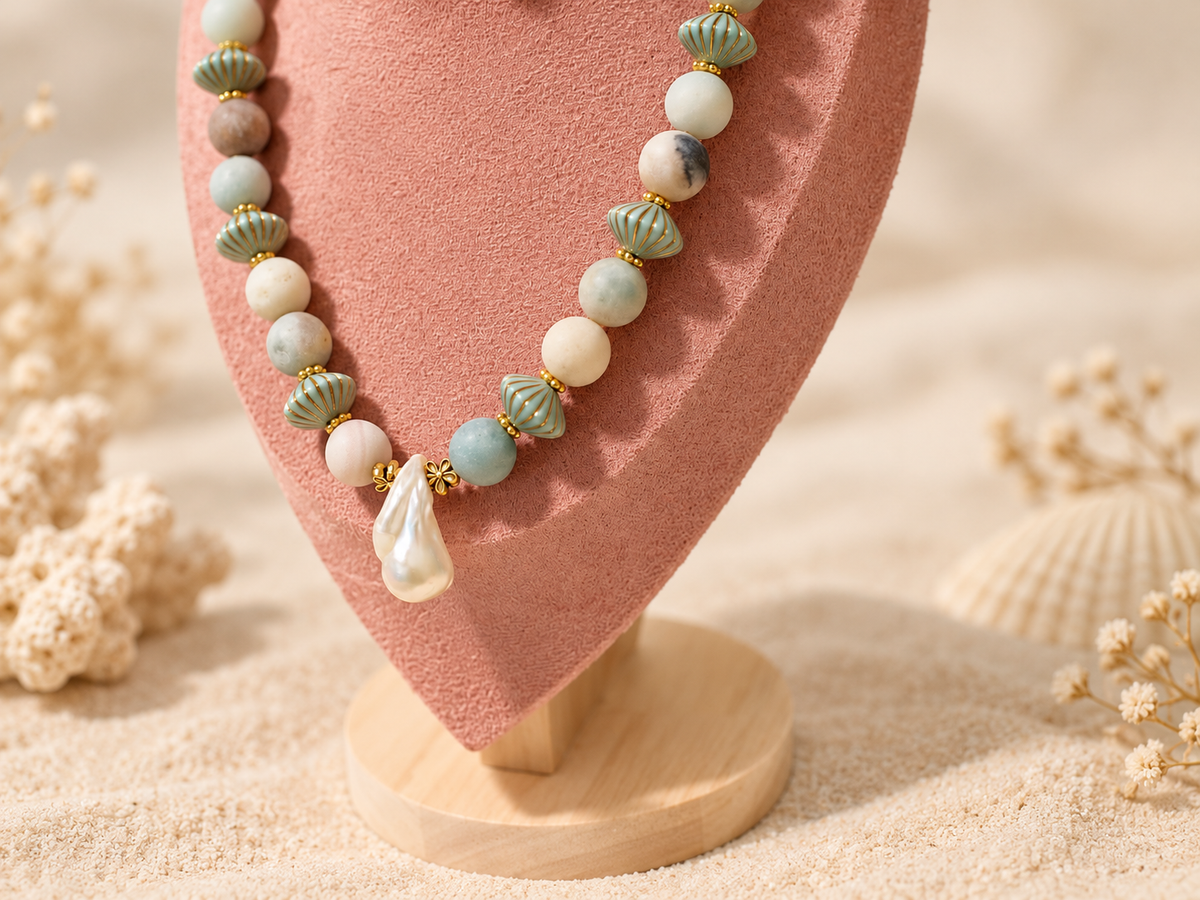 Brisa Necklace (Amazonite)