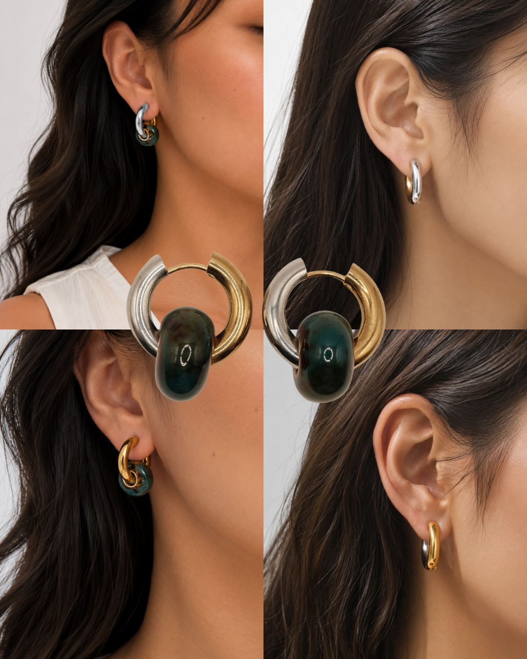 Froot Loops Hoop Earrings (Antique)