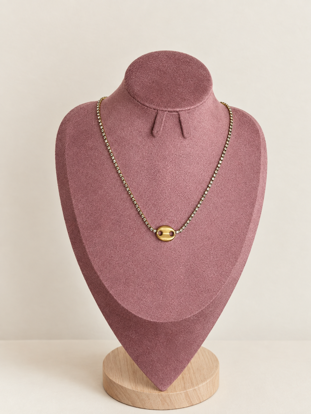 Coffee Bean Tennis Bracelet