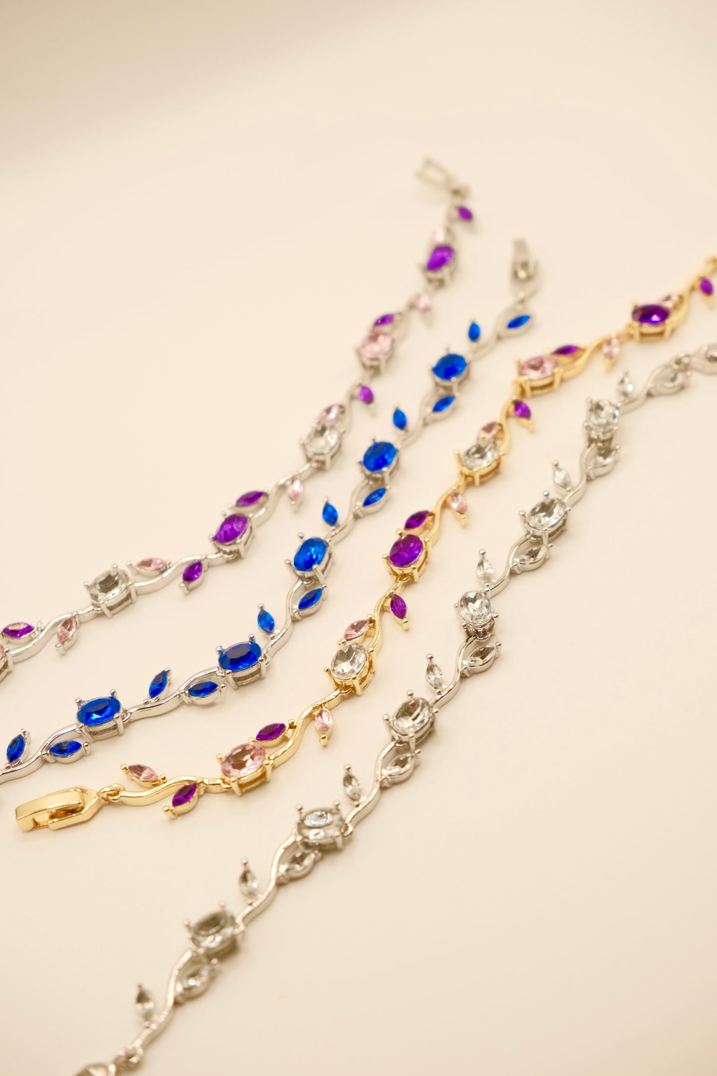 Crystal Fleur Bracelet