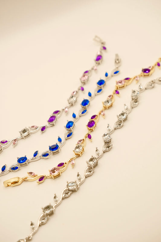 Crystal Fleur Bracelet
