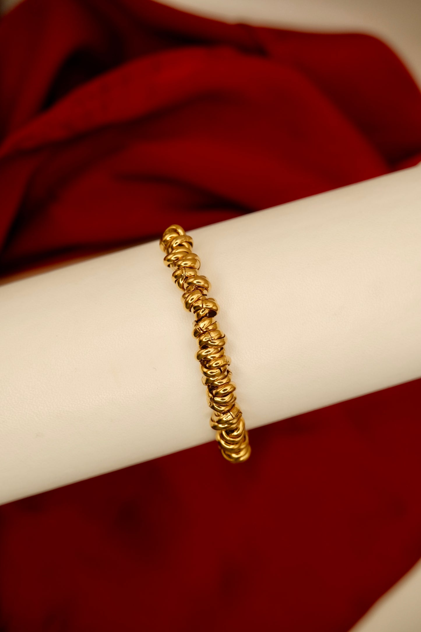 Gold Ring Bracelet