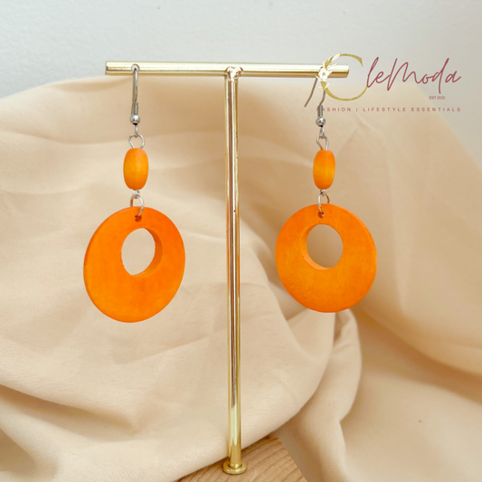 Hermosa Wood Earrings